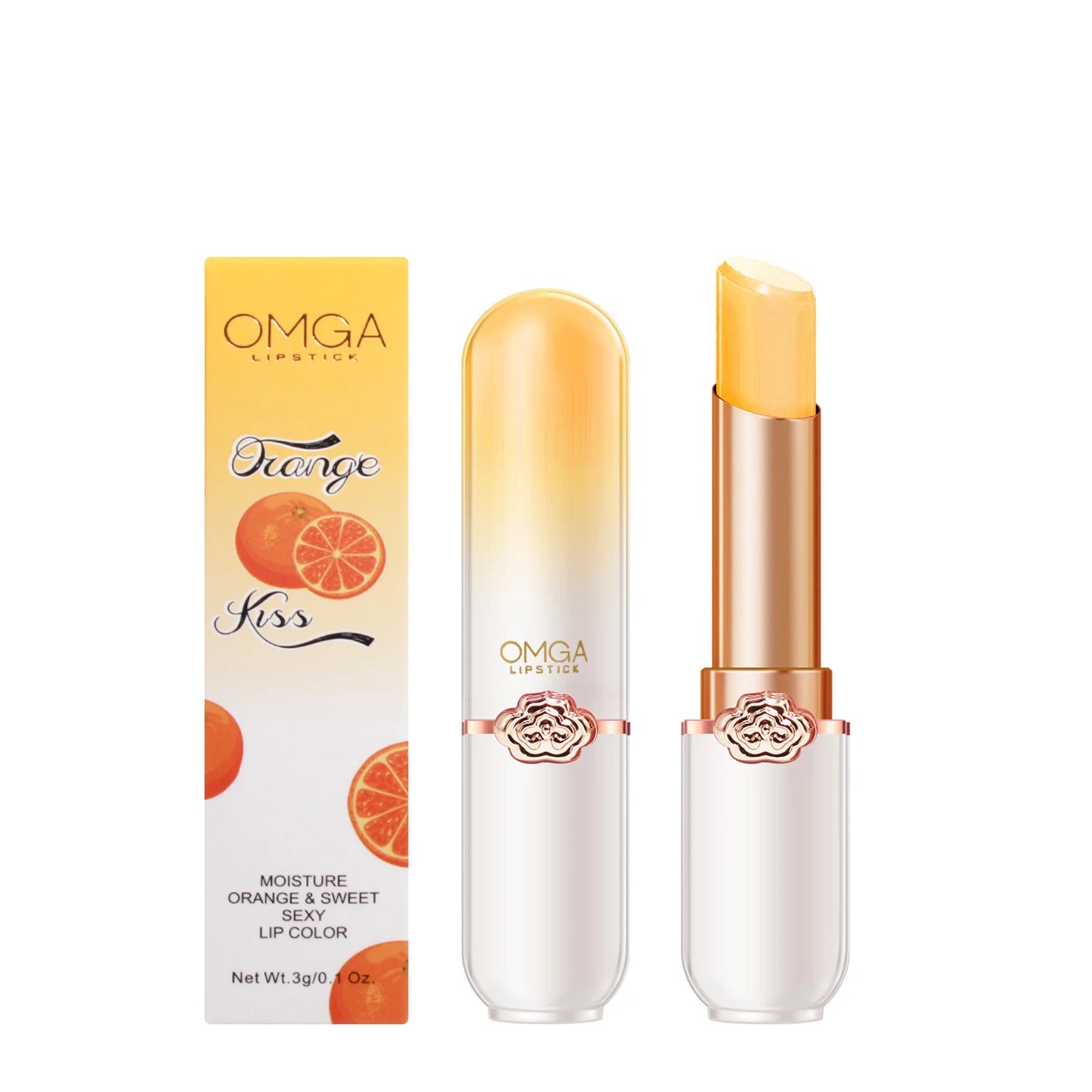 Crystal Temperature Change Lip Balm Aloe Strawberry Lipstick Peach Lip Balm Natural Pink Lipsticks Girl's Lip Care Beauty Makeup