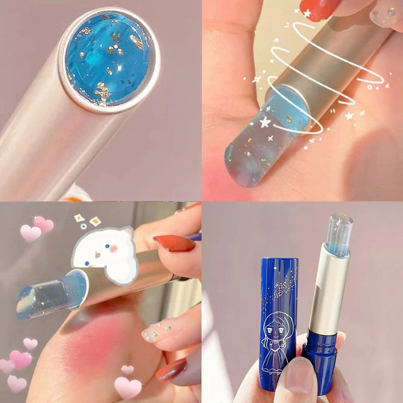 Star Brilliant Temperature Change Moisturizing Lipstick Crystal Jelly Durable Nutrition Lipstick Waterproof Lipstick New 