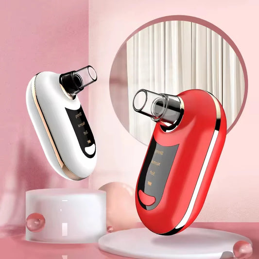 Portable Blackhead Remover Vacuum Suction Tool Pore Cleaner for Face and Nose Home Use Skin care Device with 5 Adjustable Levels