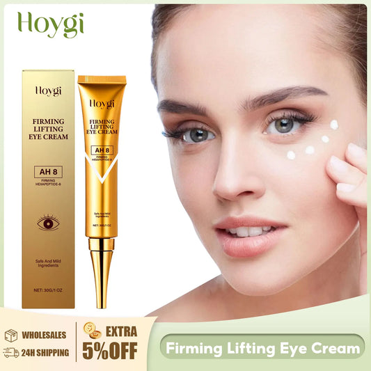 Peptide Eye Care Cream Reduce Eye Fine Lines Lightening Dark Circles Eye Bags Removal Anti Puffiness Firming Lifting Eye Cream